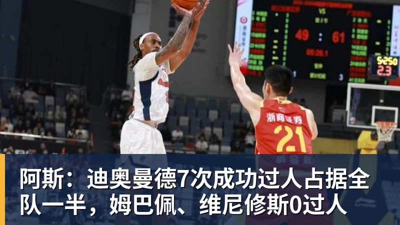 阿斯：迪奥曼德7次成功过人占据全队一半，姆巴佩、维尼修斯0过人